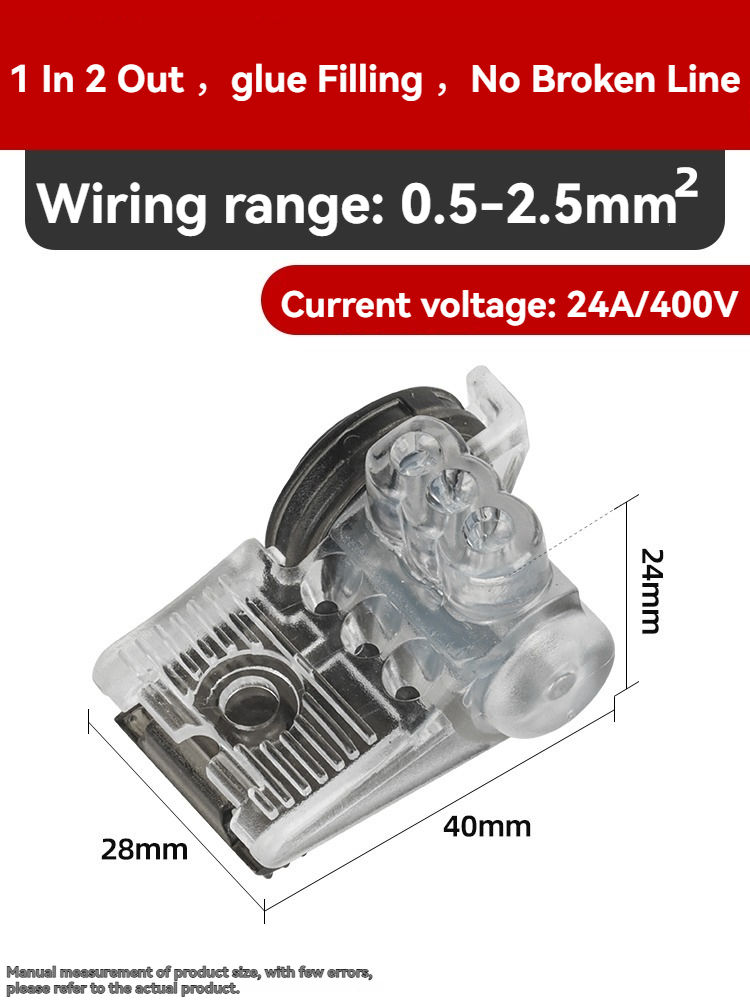 1 in 2 out Glue injection no thread breakage
