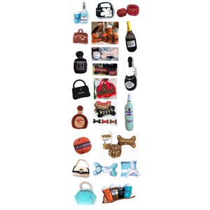 Sıcak oyuncak serisi sevimli Pet köpek ses peluş ve PP pamuk kemik Puppies oyuncak yavru ve yetişkin köpekler için - Product Image 1