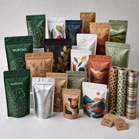 Pochette alimentaire pour animaux de compagnie à fond plat personnalisée, sac à fond plat à 8 soudures latérales pour l'emballage alimentaire