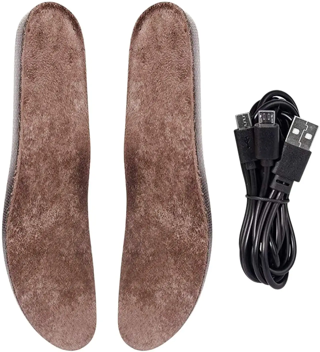 USB şarj edilebilir ayak isıtıcıları kış kendinden termik ayakkabı tabanlık ısıtma kesilebilir tabanlık avcılık yürüyüş ısıtmalı tabanlık adam için