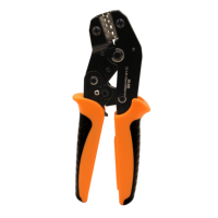 Mini-pince à sertir manuelle en acier à poignée droite, avec poignée souple en plastique, personnalisable OEM, avec étui souple pour l'électronique