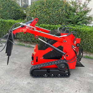 Minicargadora de 1 Tonelada con Control Remoto, Motor de Alto Momento de Carga, Batería de Litio, Compacta sobre Orugas - Product Image 1