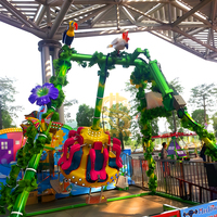Manège compact à pendules SHENLON, petit équipement de parc d'attractions à vendre, aire de jeux extérieure, attraction miniature pour enfants, 6 places