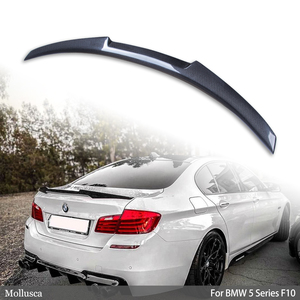For 5 Series F18 /F10 M5 Sedan M4 Style Carbon Fiber <b>Rear</b> <b>Spoiler</b> Trunk Wing 2009-2016 - Product Image 1