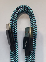 Kabel USB-A ke USB-C Pengisian Cepat 3A, Berbahan Nilon Kepang Warna-warni dengan Tembaga Berlapis Timah, Panjang 3ft/6ft/10ft untuk Ponsel