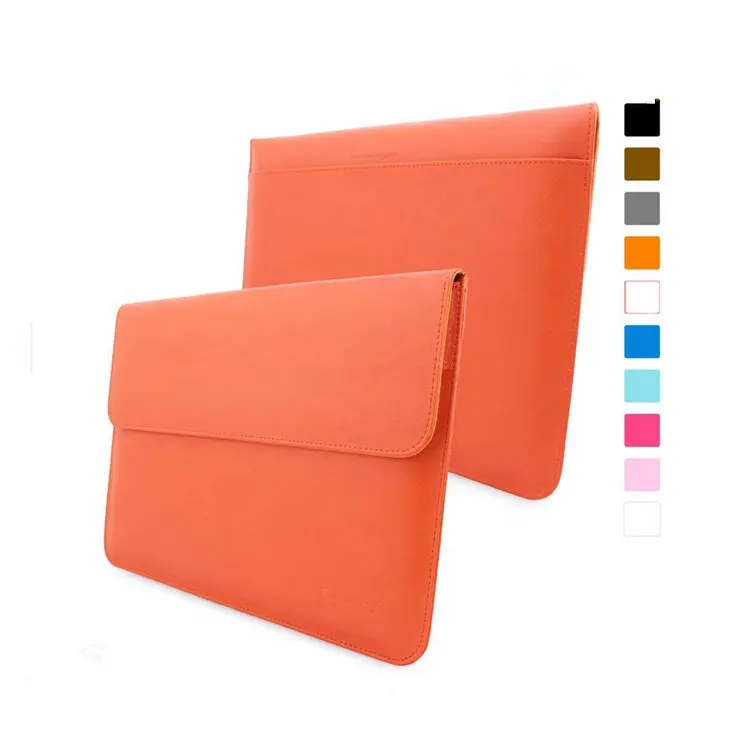 Orange vif en cuir sac en cuir sac de document avec le meilleur prix