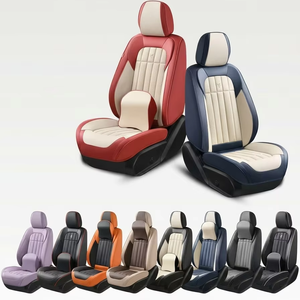 Housse de siège de voiture sport en cuir Nappa, taille personnalisée, modèle spécial, design luxueux, ajustement parfait - Product Image 1