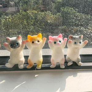ตุ๊กตาแมว QY สีขาว สีส้ม สีเหลือง ขนปุย นุ่มนิ่ม เหมาะสำหรับเด็กและผู้ใหญ่ - Product Image 5