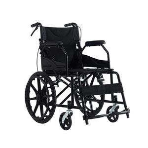 Fauteuil roulant manuel léger pliable avec fonction toilette pour personnes âgées, usage hospitalier - Product Image 1