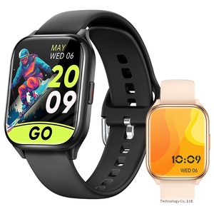 Montre connectée carrée KT73S transfrontalière : Répondre aux appels, contrôle de la musique, assistant vocal, compteur de pas, étanche IP67, sport - Product Image 1