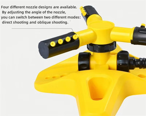 Vente en gros de pulvérisateurs de pelouse rotatifs à 360° à 3 bras en plastique, en stock important, pour les distributeurs de matériel de jardinage - Product Image 4