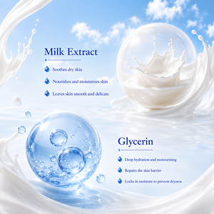 KORMESIC Vente en gros Lait corporel certifié Bpom 500ml Hydratant Nourrissant en profondeur Peau lisse Usage domestique féminin Halal Naturel - Product Image 3