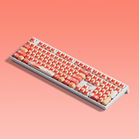Akko MG108B Bunny Apple orienté vers le nord LED lumière RVB Bluetooth5.0 sans fil USB Type-C 108 touches clavier de bureau