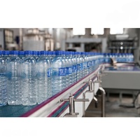 Machines de remplissage automatiques 3-en-1 pour le traitement, le lavage, le remplissage et le bouchage d'eau minérale pure potable