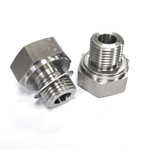 Adaptador de Sensor de Presión de Aceite de Acero Inoxidable 304 de Alta Resistencia, Macho M16x1.5 a Hembra NPT de 1/8'', para Motores GM Serie LS - Product Image 1