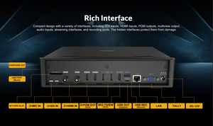 Switcher Video SDI HDMI Portatile a 4 Canali con Monitor LCD IPS da 10,1 Pollici per Streaming e Trasmissioni Professionali - Product Image 4