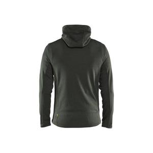 BLAKLADER - 3540253341994XL Sweat à capuche avec fermeture éclair pleine longueur Vert d'automne/Noir-EAN 7330509868775 WORK HOODIES - Product Image 2