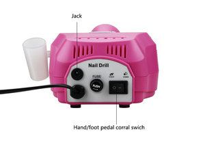 NAD004B 35000RPM Perceuse à ongles <span class=keywords><strong>électrique</strong></span> en plastique Machine de <span class=keywords><strong>manucure</strong></span> et de <span class=keywords><strong>pédicure</strong></span> Ensemble de limes pour usage commercial et domestique - Product Image 3