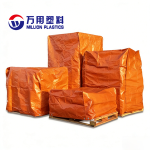 Bâche imperméable légère MILLION 120 g/m² orange <span class=keywords><strong>pour</strong></span> jardin, agriculture, tente, usage extérieur, bâche en PE imperméable - Product Image 6