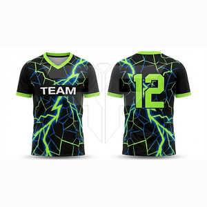 Maillot de football pour homme, respirant, séchage rapide, personnalisable, haute qualité, 100% polyester, col en V, sans manches, toutes saisons - Product Image 2