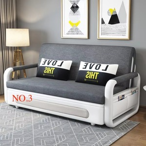 <span class=keywords><strong>Canapé</strong></span>-lit moderne pliable de haute qualité avec rangement, <span class=keywords><strong>convertible</strong></span> multifonctionnel pour salon, usage hôtelier, <span class=keywords><strong>housse</strong></span> amovible en tissu - Product Image 3