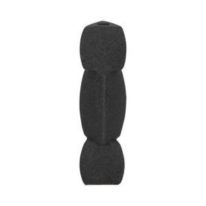 Ceramic Stacked Candle Holder Modern Taper Candlestick For Mantel <b>Console</b> <b>Table</b> Living Room Decor - Product Image 1