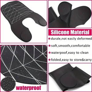 Mantella da Barbiere Impermeabile in Silicone con Spallina Grande Personalizzabile per Tintura, Lavaggio e Stiratura - Product Image 3