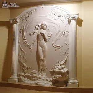 Offre Spéciale décor mural moderne en marbre féminin pour hôtel