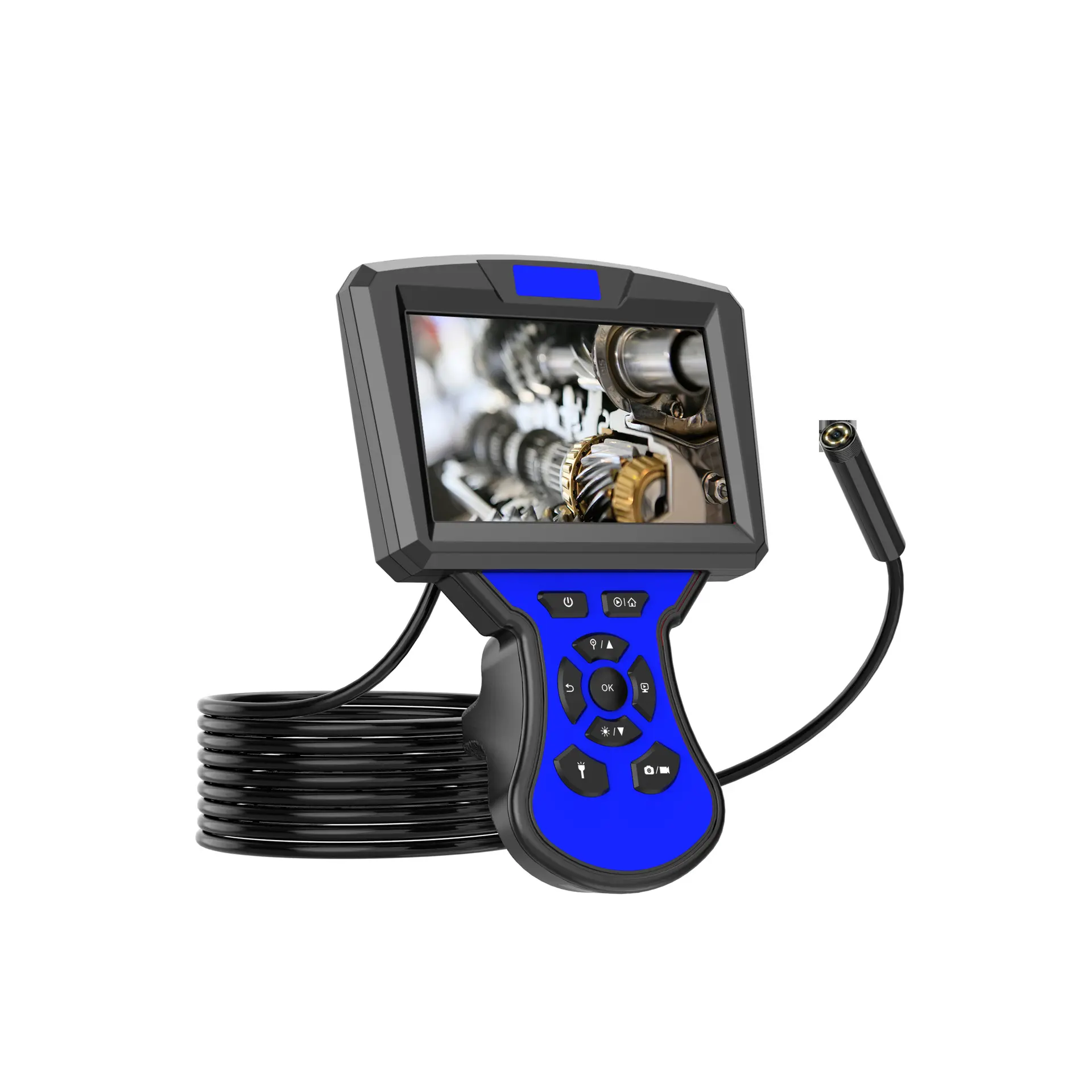 M50 8mm inspection Camera 5 inch Video borescope camera Industrial Endoscope Auto Diagnostic Tool for all cars