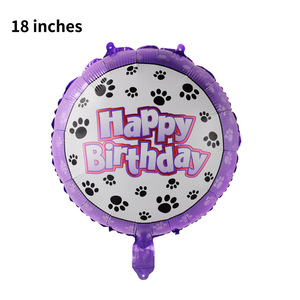Ensemble <span class=keywords><strong>de</strong></span> ballons pour fête canine LETS PAWTY, design animalier <span class=keywords><strong>de</strong></span> dessin animé, en <span class=keywords><strong>film</strong></span> d'aluminium, décorations murales pour anniversaire d'animaux <span class=keywords><strong>de</strong></span> compagnie - Product Image 4