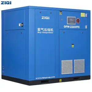 Chine Origine Shang Hai Fabricants 22KW 415Volt 1.3MPA 30HP Compresseurs de lubrification à l'eau triphasés Air sans huile pour le médical
