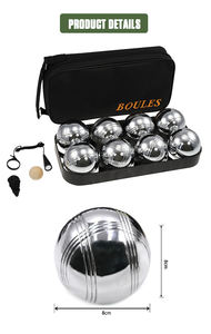 Ensemble <span class=keywords><strong>de</strong></span> boules <span class=keywords><strong>de</strong></span> pétanque <span class=keywords><strong>de</strong></span> haute qualité 8 pièces pour jeux <span class=keywords><strong>de</strong></span> famille en plein air pour adultes et enfants livré avec sac <span class=keywords><strong>de</strong></span> transport - Product Image 5