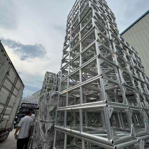 Fardo de alumínio do telhado do sistema do fardo do telhado da liga com fase do parafuso fardo da iluminação para a fase móvel do concerto - Product Image 5