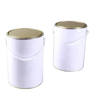 Latas de pintura de metal, botes vacíos para embalaje de recubrimientos de madera, 1L, 2L, 3L, 4L, 5L