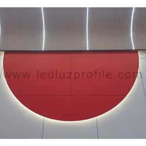 Circular Pendant LED Ring Light Round LED Aluminum Profile Extrusion LED Channel For Office Lightings