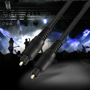 كابل Toslink إلى Toslink OD4.0مم من البلاستيك إلى الألياف البصرية كابل Toslink ذكر إلى ذكر 1 1.<span class=keywords><strong>5</strong></span> 2 3 <span class=keywords><strong>5</strong></span> متر أسود كابل صوتي بصري للصوت - Product Image 5