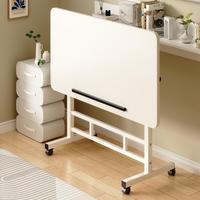 Table de chevet mobile à hauteur réglable avec roulettes, bureau portable pour ordinateur portable, pour salon, chambre à coucher, table d'étude pour étudiants