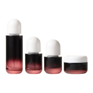 Botella <span class=keywords><strong>de</strong></span> vidrio vacía <span class=keywords><strong>de</strong></span> <span class=keywords><strong>vino</strong></span> <span class=keywords><strong>tinto</strong></span> para el cuidado <span class=keywords><strong>de</strong></span> la piel, adecuada para esencias, loción, espray, material <span class=keywords><strong>de</strong></span> embalaje cosmético, logotipo imprimible - Product Image 1