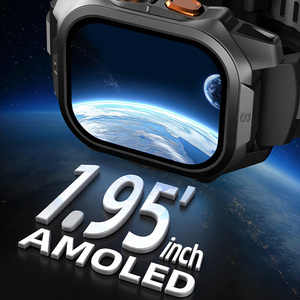 Starmax RACER <span class=keywords><strong>5</strong></span> <span class=keywords><strong>Pro</strong></span> Smartwatch Fitness con Display AMOLED da 1,95 Pollici, Batteria da 500mAh, 4 Giorni di Autonomia, Impermeabile 5ATM per Nuoto, Bussola, Monitoraggio HRV, VO2 Max e Sonno - Product Image 2