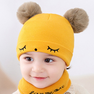 بيع بالجملة تصميم جديد للأطفال ، قبعات شتوية للأطفال ، قبعات عادية مع بوم للأطفال - Product Image 2