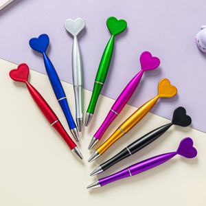 Penjualan Laris Grosir Pulpen Cinta Promosi Hadiah Pernikahan Liburan Pena Iklan Pena Plastik dengan Logo Kustom - Product Image 5