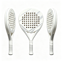Racchetta da Padel Professionale in Fibra di Carbonio 18K Personalizzata OEM per Tornei Sportivi