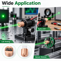 Module de diode laser verte ZhonNa 520nm 35mW, projecteur KTV, éclairage ambiant, pièces et accessoires d'équipement laser optique DIY GH15130C8C