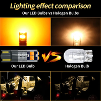 2PCS W5W 168 T10 Canbus Auto-LED-Licht Glühlampe ersetzen 3D 3030 6/10SMD für Auto-Markierung licht Parklesung DRL-Lampe 12V 6000K