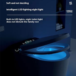 Salle <span class=keywords><strong>de</strong></span> bain ouverture/fermeture automatique céramique intelligente couvercle <span class=keywords><strong>de</strong></span> cuvette <span class=keywords><strong>de</strong></span> toilette électrique automatique chasse d'eau capteur <span class=keywords><strong>de</strong></span> pied toilettes intelligentes - Product Image 4