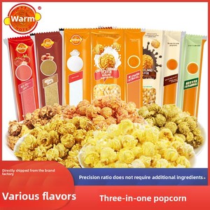 Kit Comercial para <span class=keywords><strong>Palomitas</strong></span> de Maíz 200g, 40/60 Paquetes de Granos para Snacks, Kit DIY 3 en 1 con Aceite y Condimento - Product Image 2