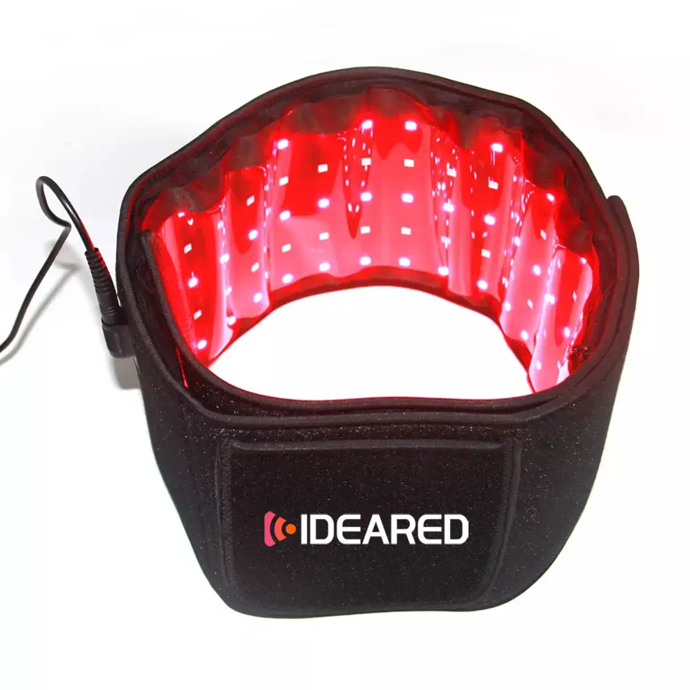 IDEARED Muscle Pain Relief Red Light Therapy Belt body contouring Infrared LED Light Device Wrap Back Pain Therapy