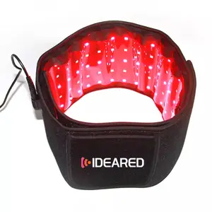 IDEARED Muscle Pain Relief Red Light Therapy Belt Body Contouring Infrared LED Light Device Wrap Back Pain Therapy