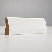Plinthe en MDF apprêtée blanche Gesso, fourniture directe usine