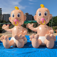 Décoration extérieure ballon gonflable puissant de dessin animé pour bébé Holland pour fête d'anniversaire
